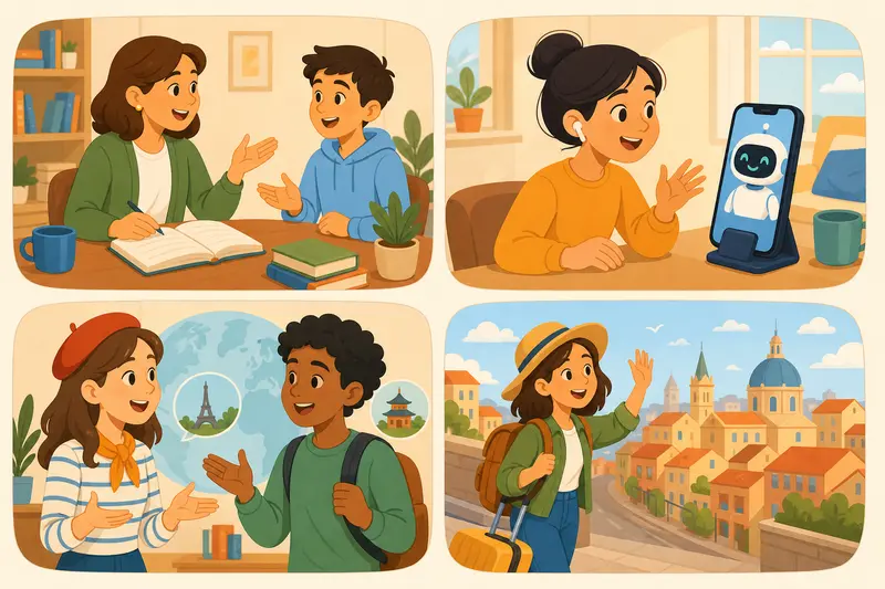 Opciones para practicar inglés hablado