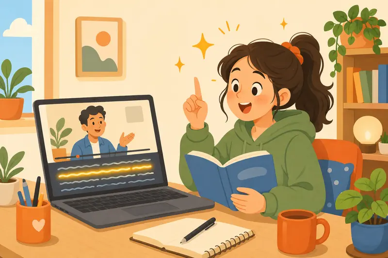 Bonus: ver el video leyendo el transcript